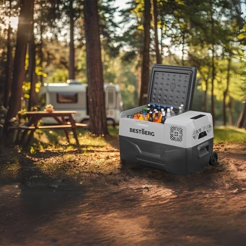 Přenosná kompresorová autochladnička BestBerg BBPF-50